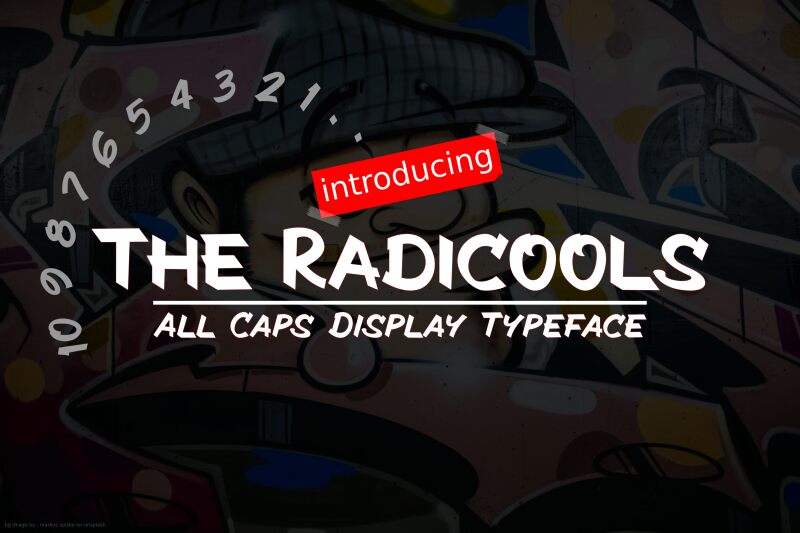 The Radicools Schriftart