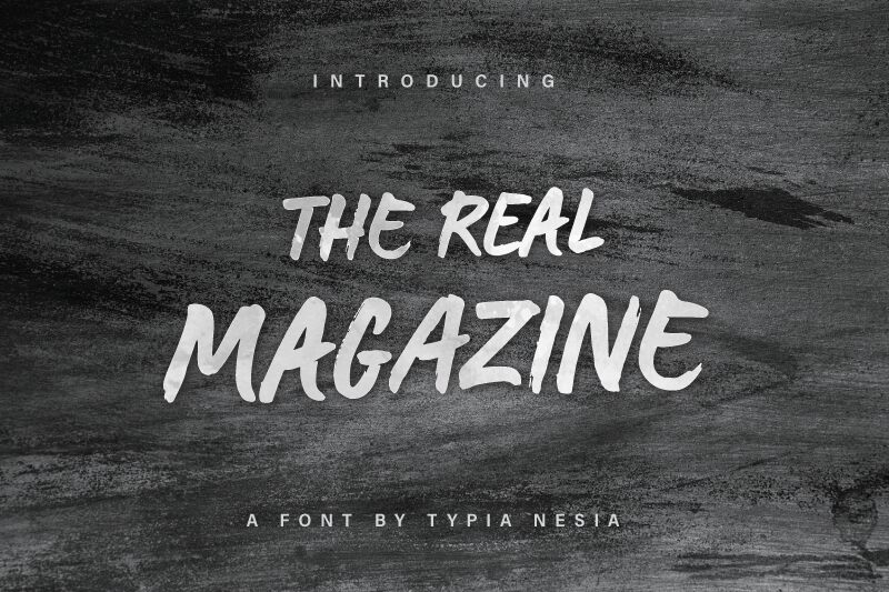 The Real Magazine Czcionka