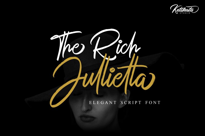 The Rich Jullietta Schriftart