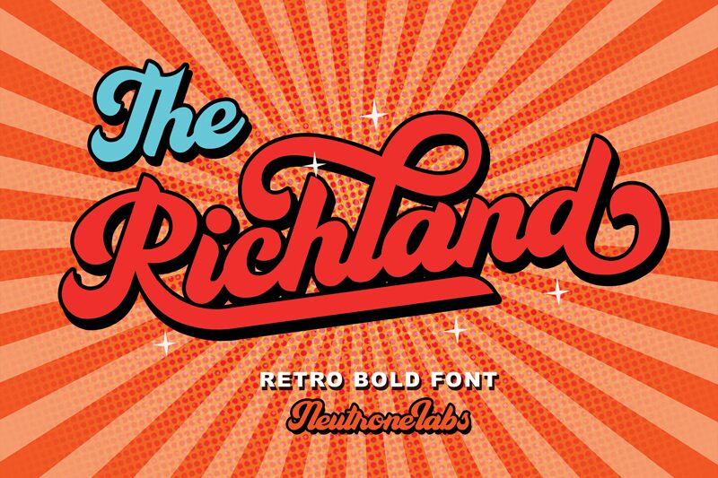 The Richland Schriftart