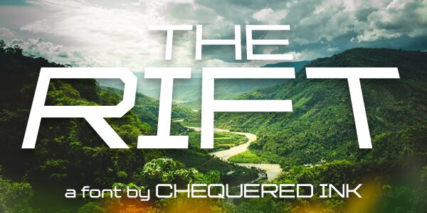 The Rift Schriftart