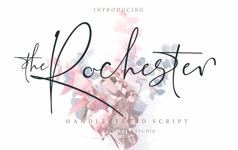 the Rochester — Prezentace písma