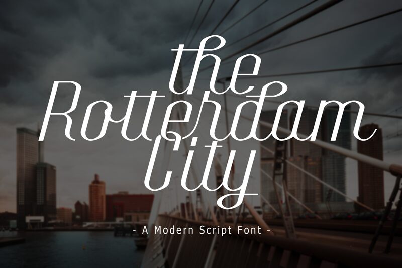 The Rotterdam City Font