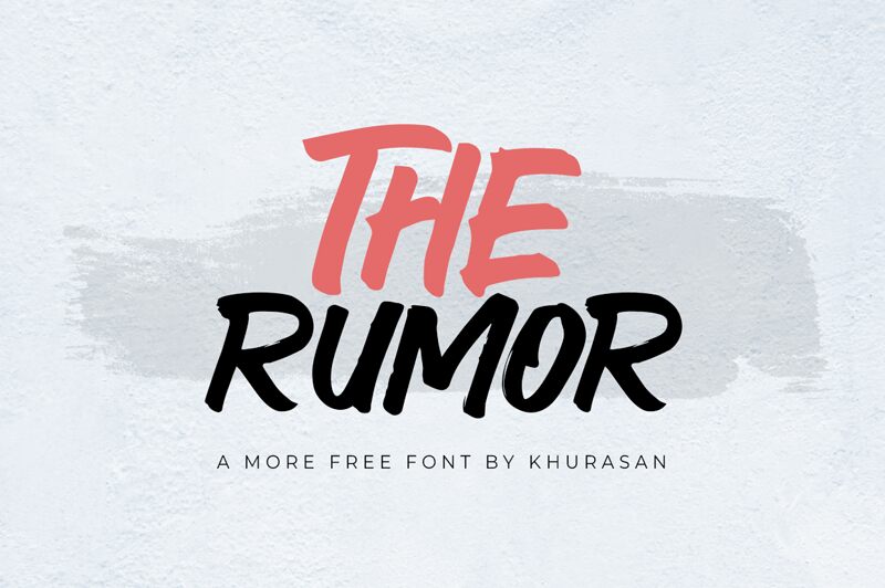 The Rumor الخط 