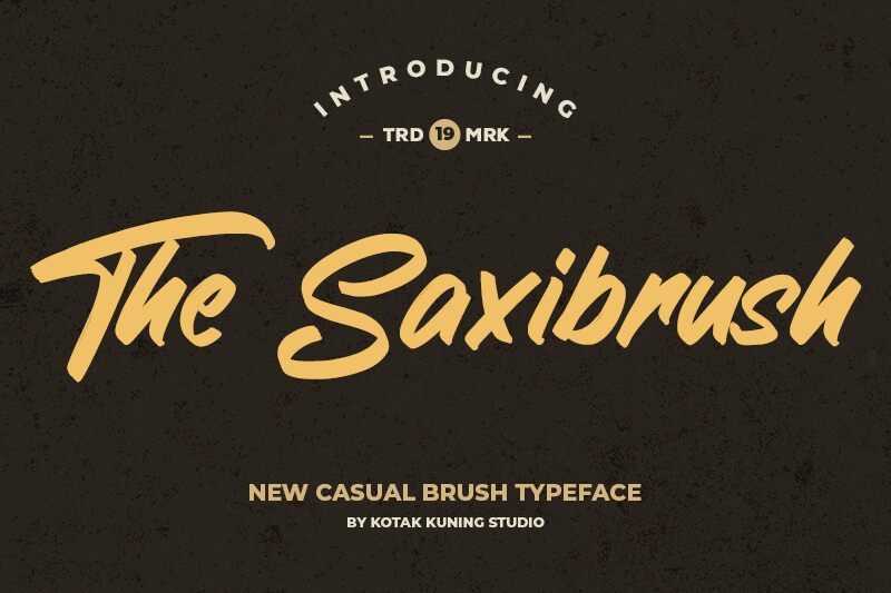 The Saxibrush Carattere