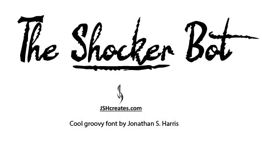The Shocker Bot Schriftart