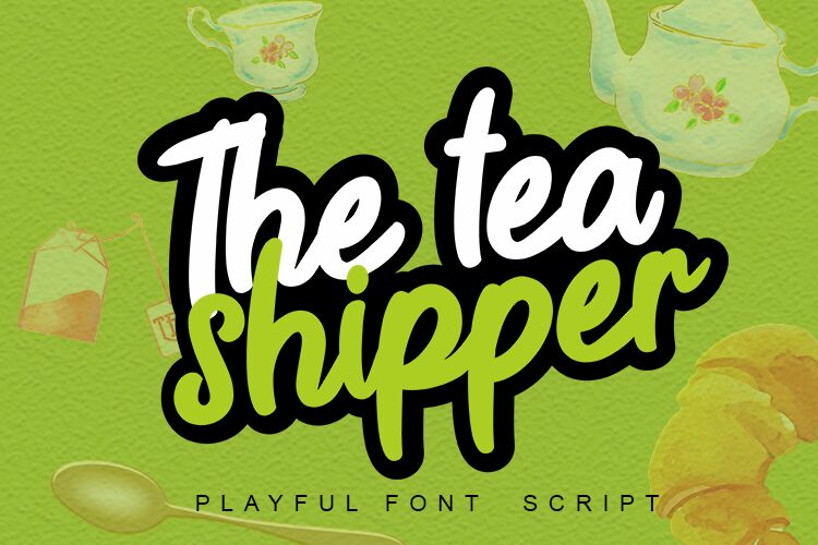 The Tea Shipper Schriftart