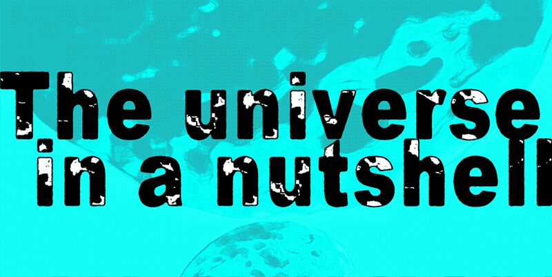 The universe in a nutshell Czcionka
