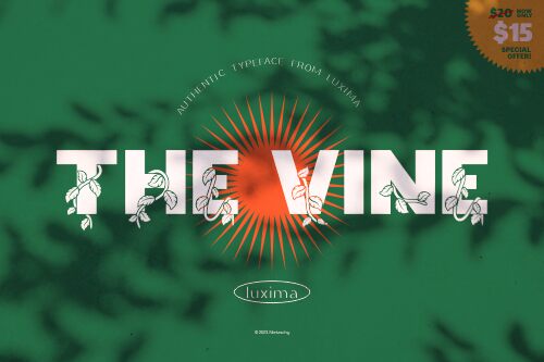 The Vine Schriftart