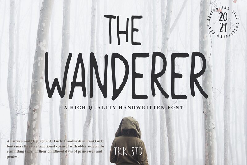 The Wanderer Schriftart