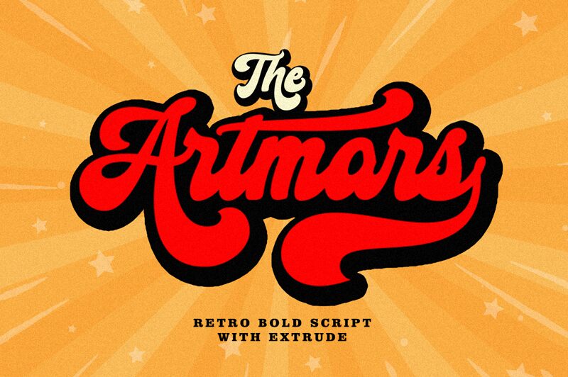 The Artmars Script Schriftart