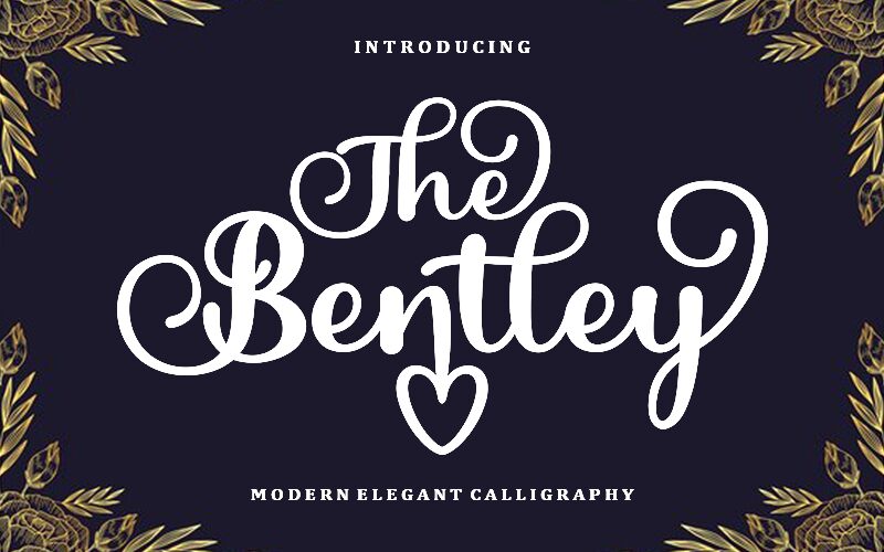 The Bentley Schriftart