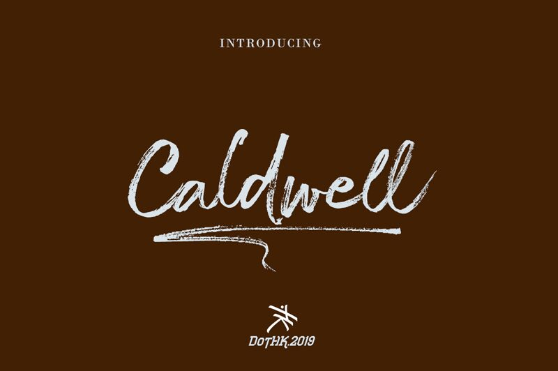 The Caldwell script Druh písma