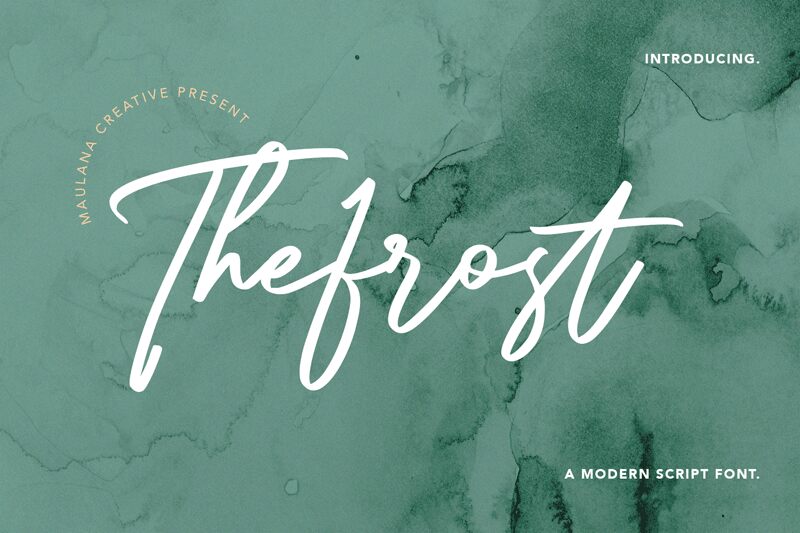 Thefrost الخط 