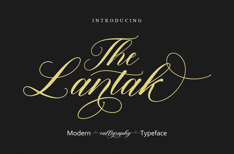TheLantak Schriftart