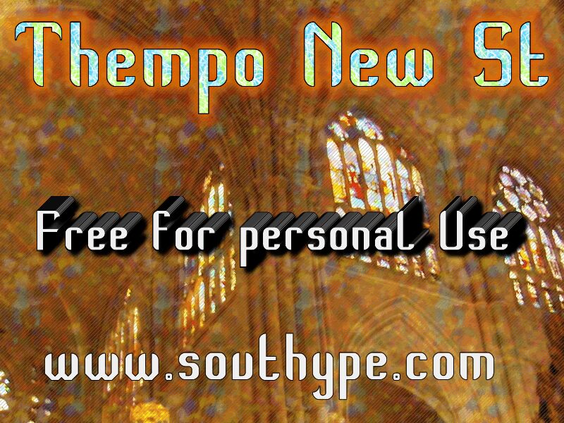 Thempo New St Carattere