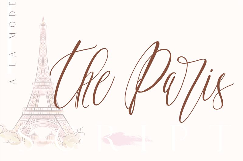 TheParis Schriftart