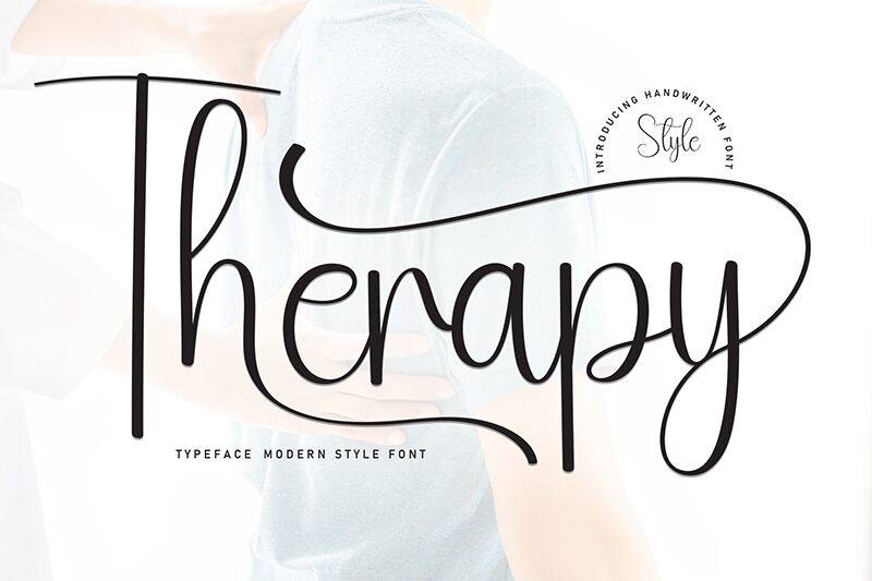 Therapy 字体