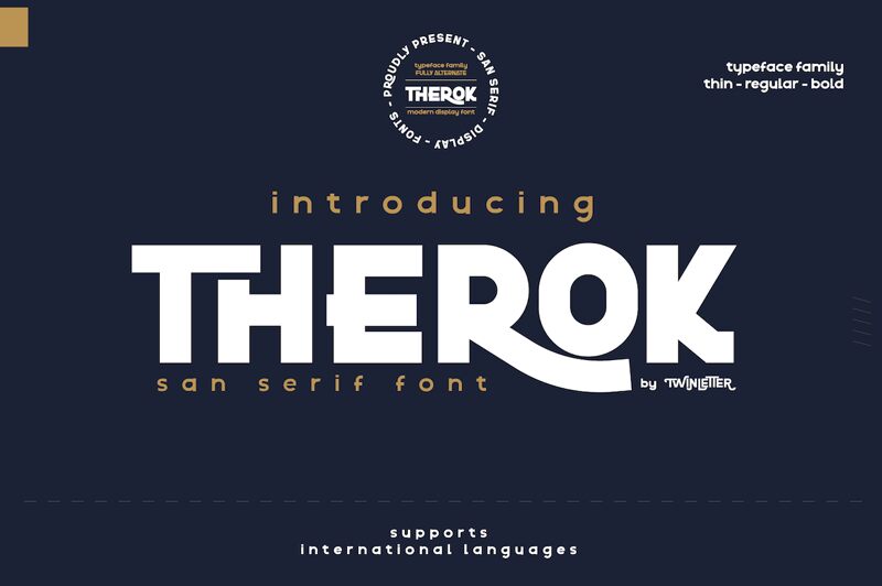 Therok Schriftart
