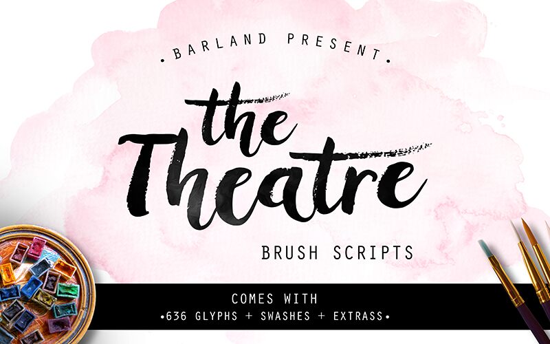 the theatre Schriftart