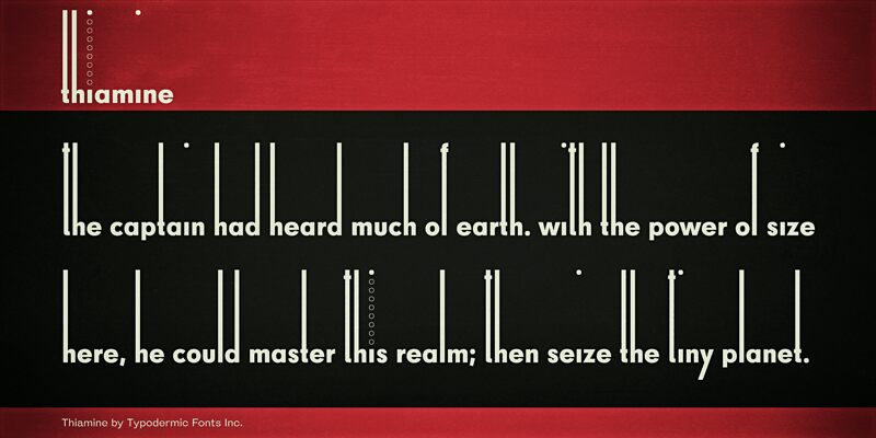 Thiamine Czcionka