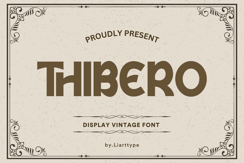 Thibero Schriftart