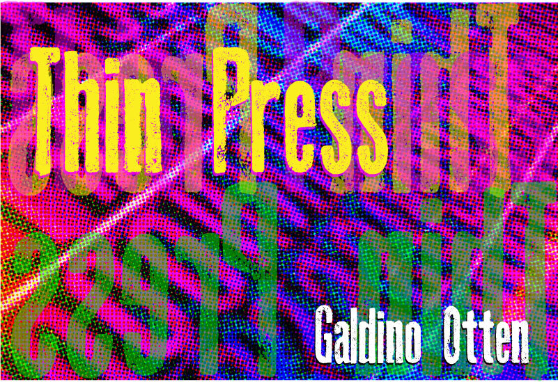 Thin Press Schriftart