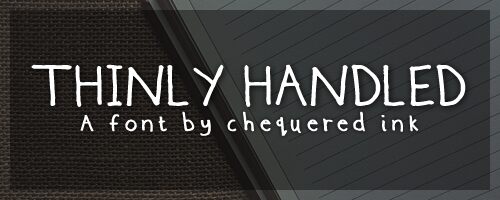 Thinly Handled Druh písma