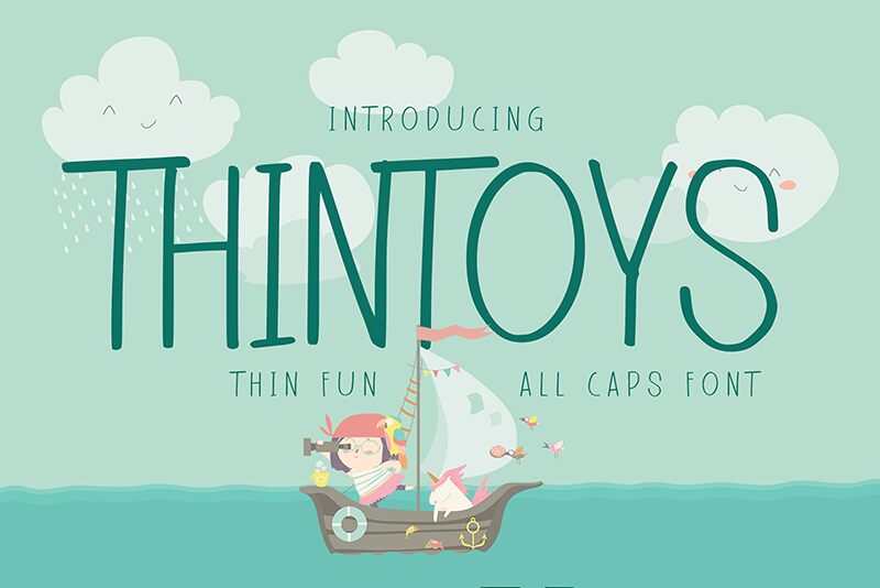 Thintoys Druh písma