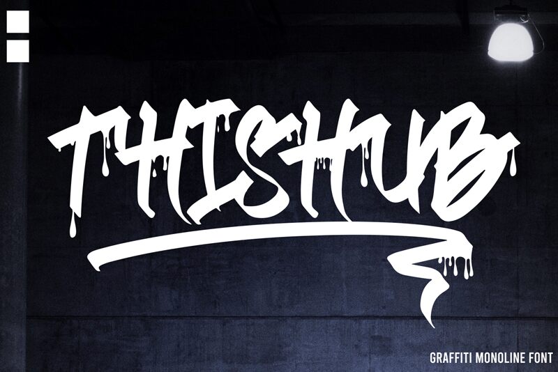 Thishub Graffiti Fonte