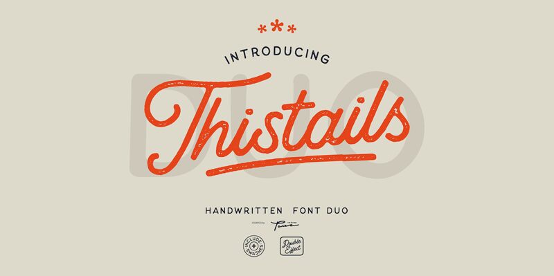 Thistails Sans Schriftart
