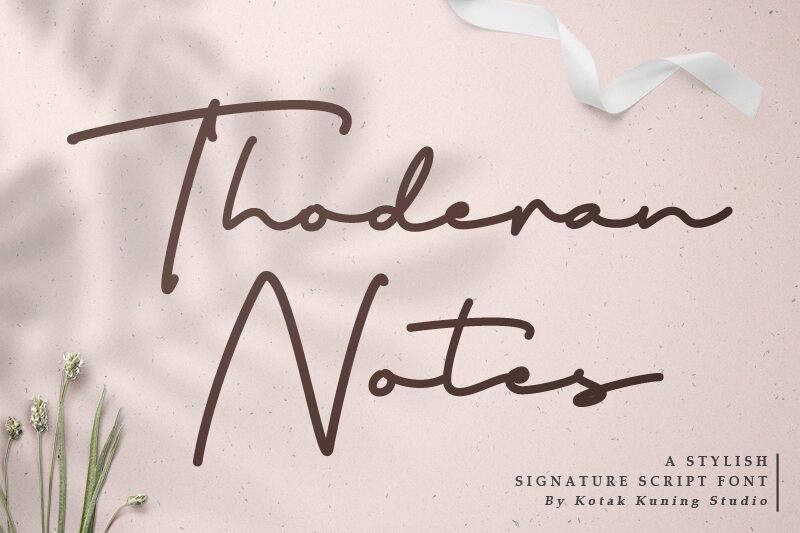 Thoderan Notes Czcionka