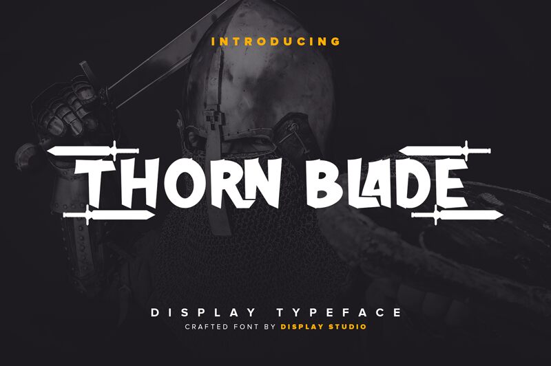 Thorn Blade Schriftart