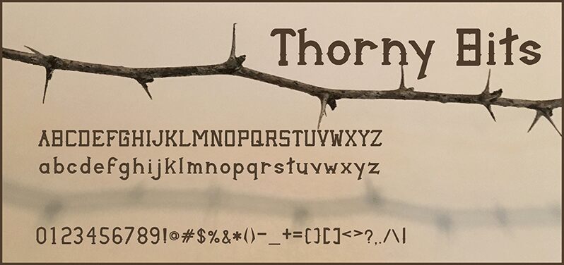 Thorny Bits Carattere