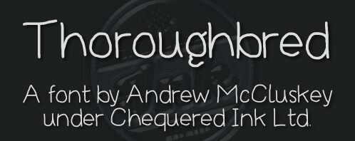 Thoroughbred Schriftart