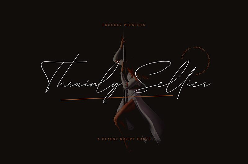 Thrainly Sellier Schriftart