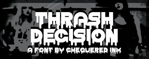 Thrash Decision Czcionka