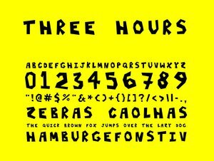 ThreeHours Czcionka