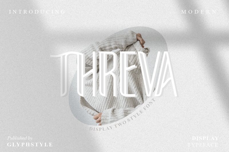 THREVA Schriftart