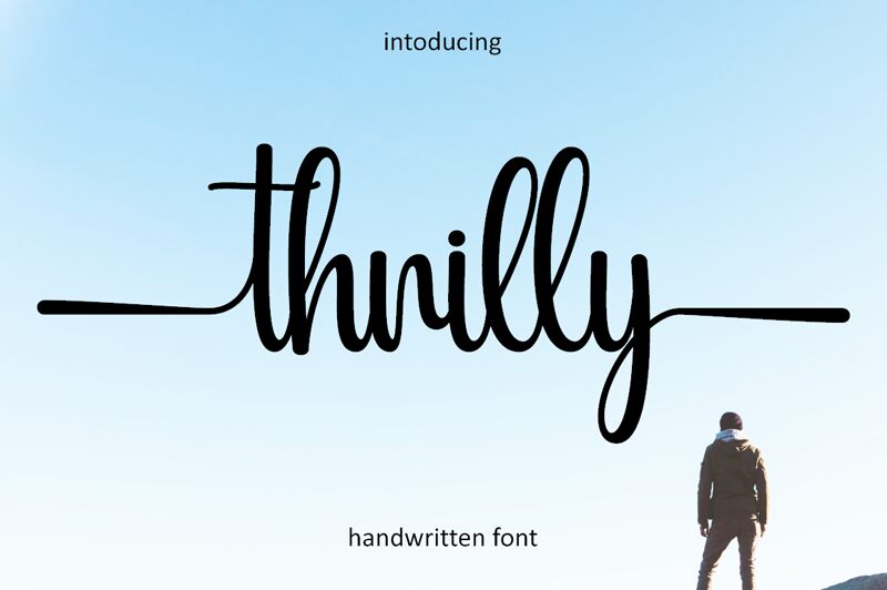 Thrilly Schriftart