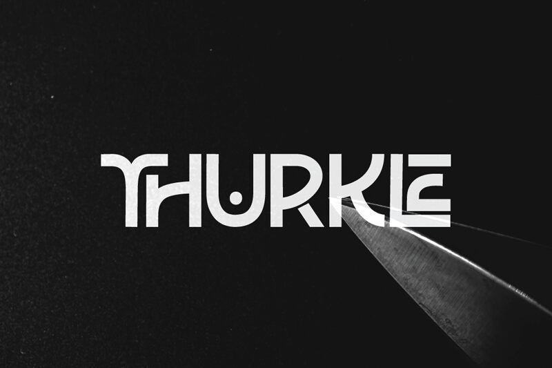 Thurkle Schriftart