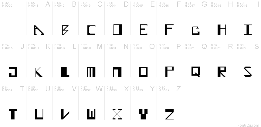 Latin de base - Table de caractères