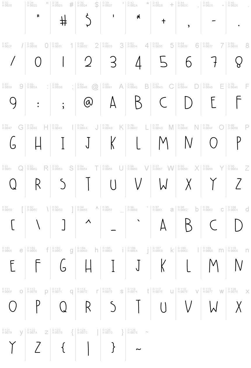 The Abems Demo font