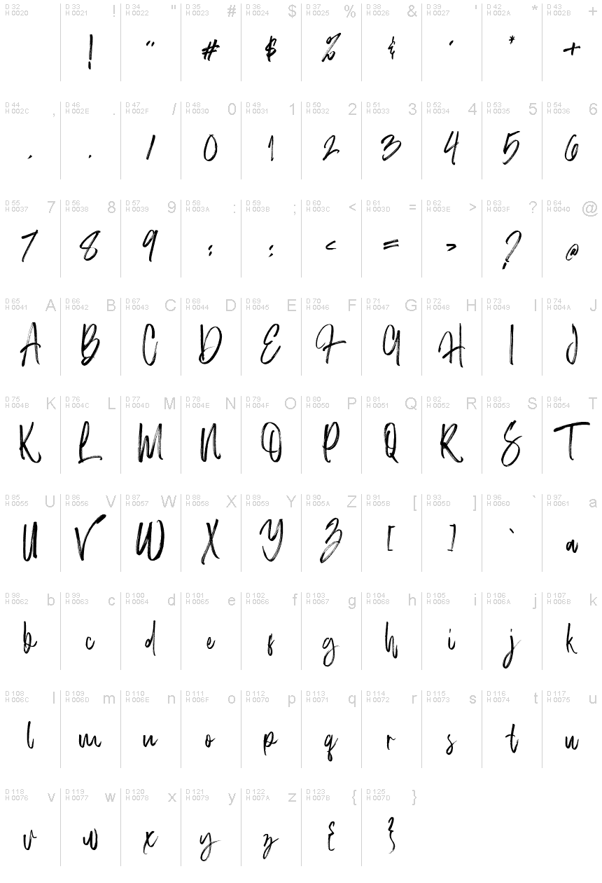 The Black Hat font