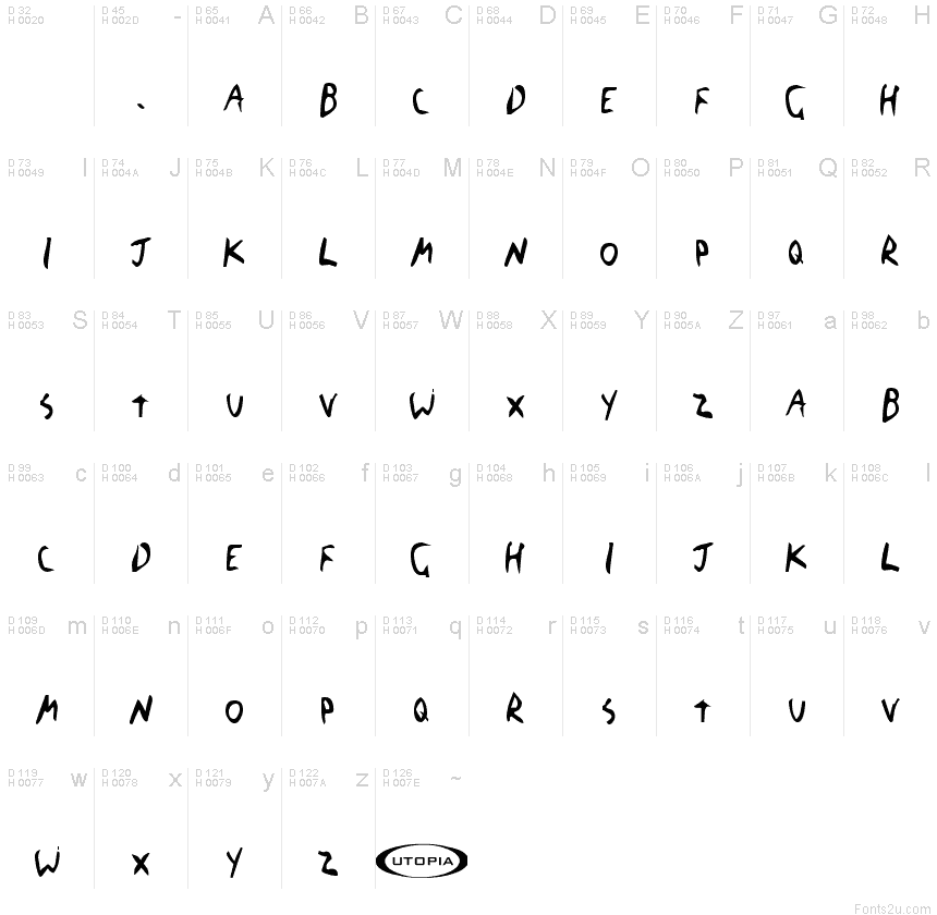 The Blick Font font