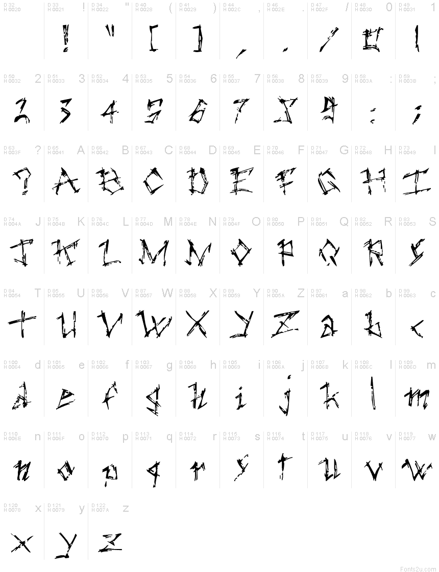 the dark ages font