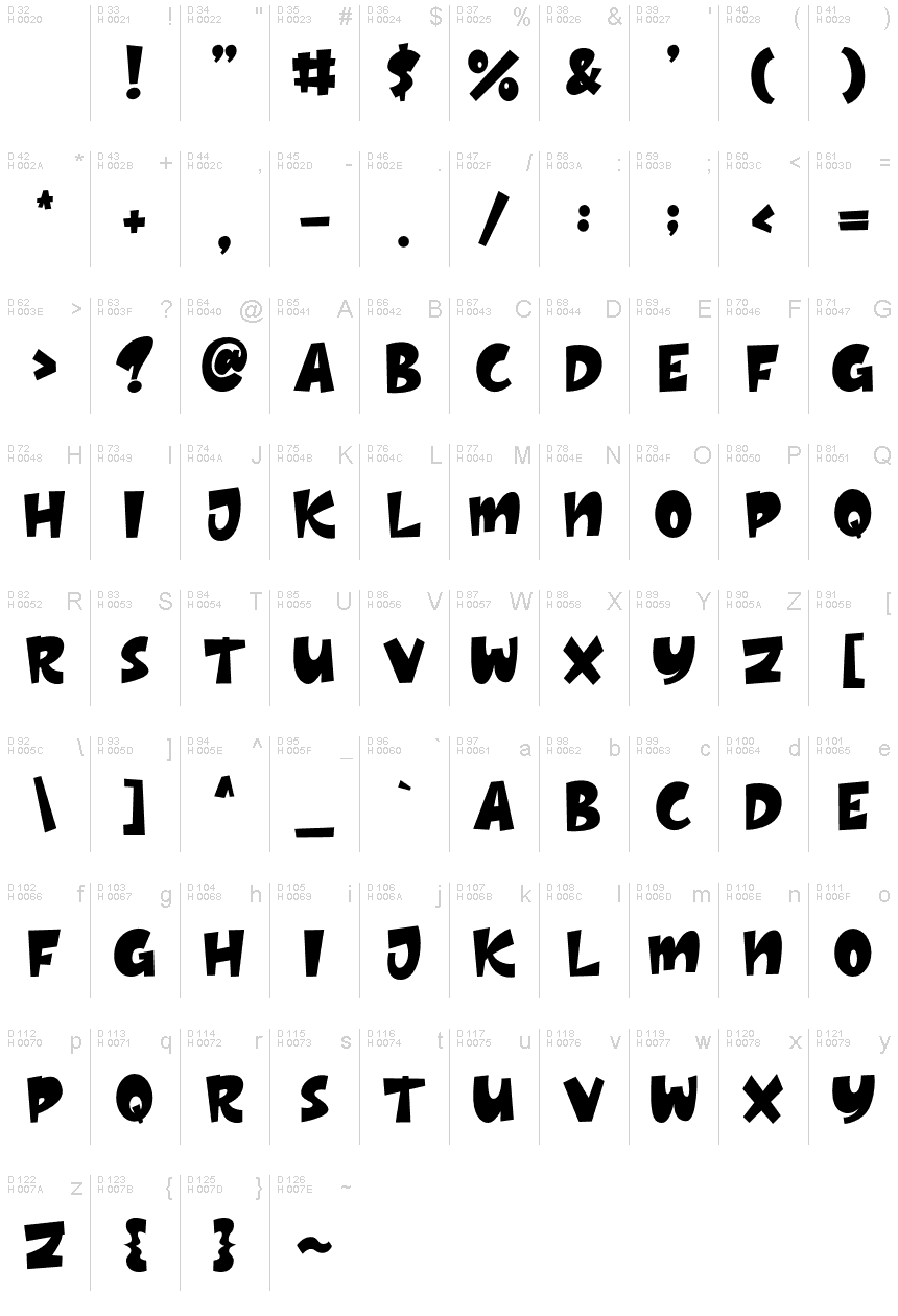 thick-font-fonts2u