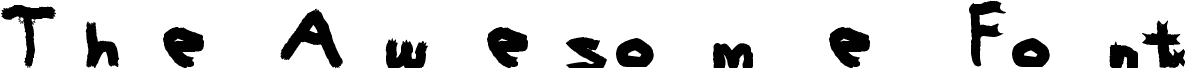 The Awesome Font