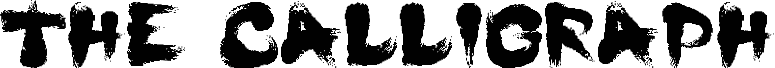 Preview of the The Calligraph Regular font