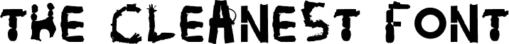 The cleanest font in the world